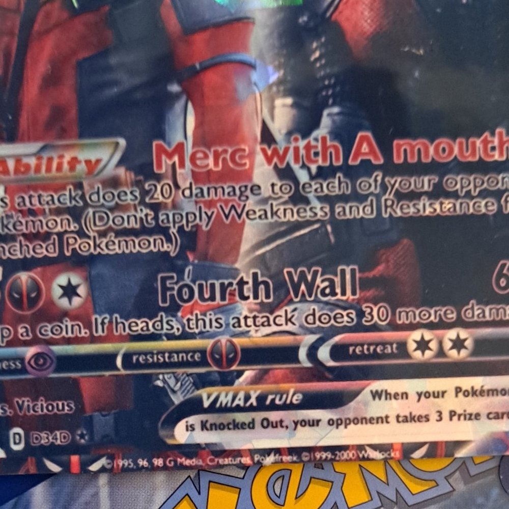 Deadpool Pokemon Card - Picture 4 of 8